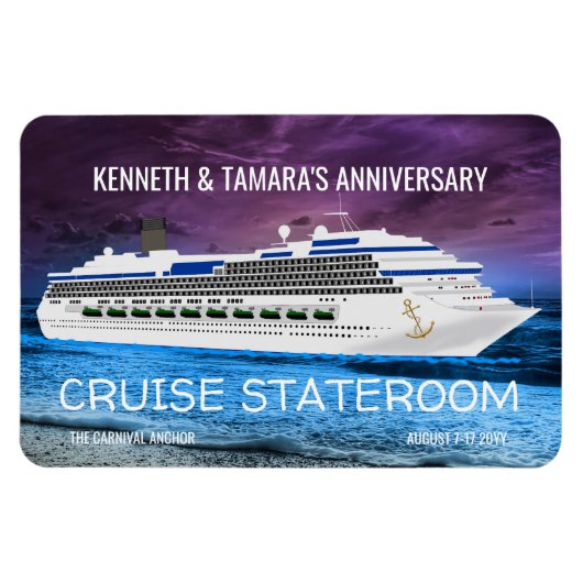 いかりクルーズ船客室ドアマーカー懇親会 マグネット (横)