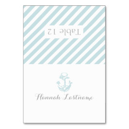 いかりグレー航海のシーティングカード テーブルナンバー