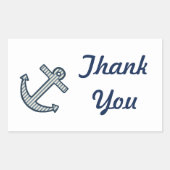 いかりサンキューステッカー 長方形シール (正面)