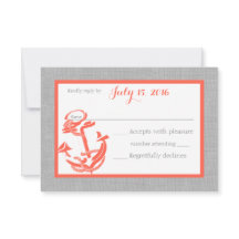 いかりサンゴ及び灰色応答カード