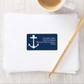 いかりシルエット差出人住所ラベル ラベル (インサイチュ)