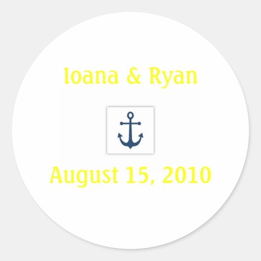 いかりシール ラウンドシール (正面)