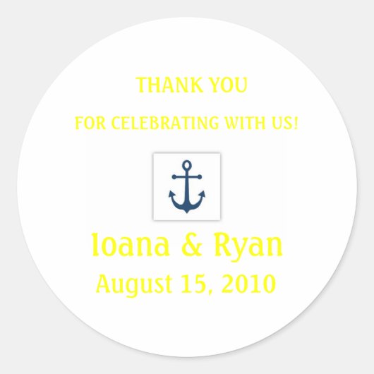 いかりシール ラウンドシール (正面)