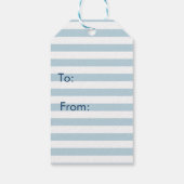 いかりストライプのギフトラベル ギフトタグ (裏面)