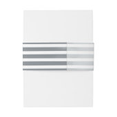 いかりストライプ航海の結婚式招待状 招待状ベリーバンド (裏面例)