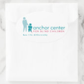 いかりセンターロゴデザイン 楕円形シール (バッグ)