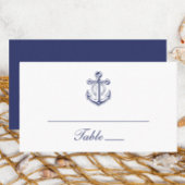 いかりセーラーネイビー航海のブ結婚ルー プレイスカード