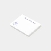 いかりセーラ航海のー海パーソナライズされた船 ポストイット (アングル)