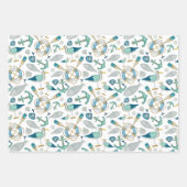 いかりセーリング航海のシーガルライフプレサーバ ラッピングペーパーシート (正面)