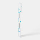 いかりターコイズパターン iPhone 16ケース (右側面)