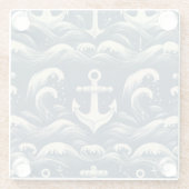 いかりダウン深い ガラスコースター (裏面)