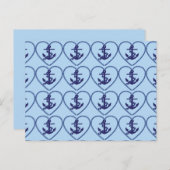 いかりチェーンハートはがき ポストカード (正面/裏面)