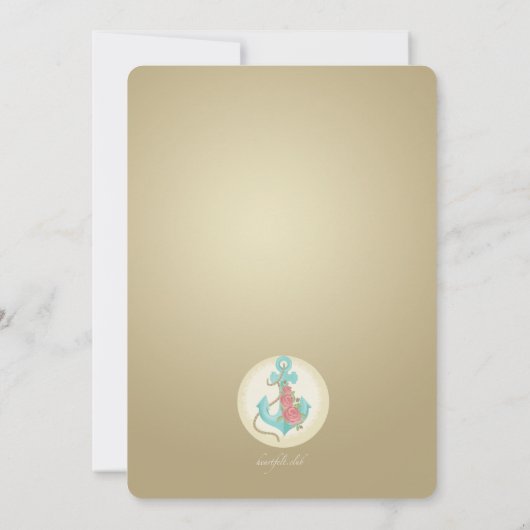 いかりバラ招待状 招待状 (裏面)