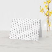 いかりパターン カード (黄色い花)