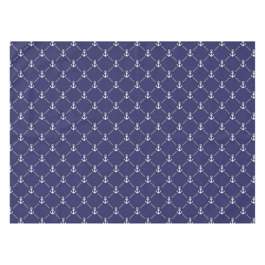 いかりパターン テーブルクロス (正面(横))