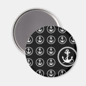 いかりパターン マグネット (正面/裏面)