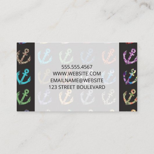 いかりパターン 名刺 (裏面)