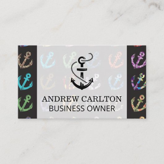 いかりパターン 名刺 (正面)