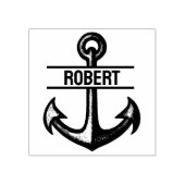 いかりパーソナライズされたゴム印名前をカスタムする ラバースタンプ (インプリント)