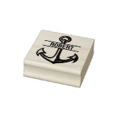 いかりパーソナライズされたゴム印名前をカスタムする ラバースタンプ (スタンプ)