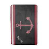 いかりビーチハウスボートセーリングバスルームバスマット バスマット (正面縦)