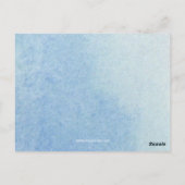 いかりビーチボーイベビーシャワーサンキューカード ポストカード (裏面)