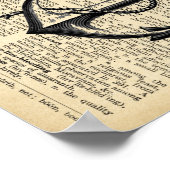 いかりブックページアート ポスター (角)