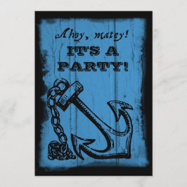 いかりブルーバースデーパーティーの招待 招待状