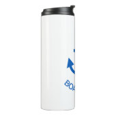 いかりブルーパーソナライズされたザボート名 タンブラー (回転左)