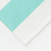 いかりブルー航海のアクアファミリーモノグラム フリースブランケット (角)