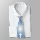 いかりホワイト+背景とアイディア ネクタイ (タイ)