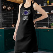 いかりモチーフ&ボート名オンザシップズギャレー エプロン