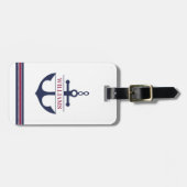 いかりモノグラムの ラゲッジタグ (正面横)