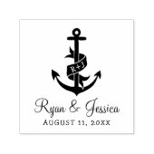 いかりモノグラムウェディングスタンプ セルフインキングスタンプ (デザイン)