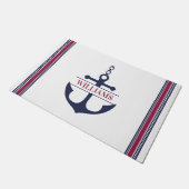 いかりモノグラム航海の ドアマット (アングル)