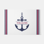 いかりモノグラム航海の ドアマット (正面)