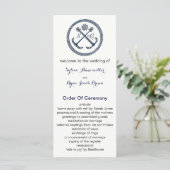 いかりモノグラム航海の、結婚式プログラム プログラム (スタンド正面)