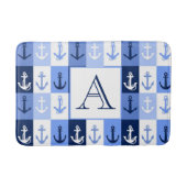 いかりモノグラム風呂マット バスマット (正面)