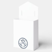 いかりモノグラム、航海の結婚式の引き出物ボックス フェイバーボックス (オープン)