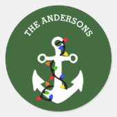 いかりライト付き航海の ラウンドシール (正面)