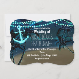 いかりライト&パームツリーズ結婚式招待状 招待状