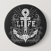 いかりライフはっきりした – ボ航海のタンデザイン 缶バッジ (正面)