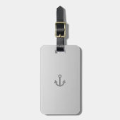 いかりラゲッジタグ付き/レザーストラップ ラゲッジタグ (正面縦)