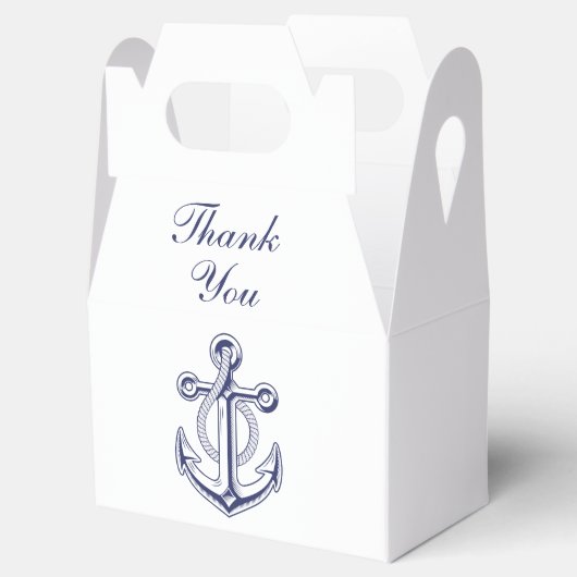 いかりラブセーラーネイビー航海のブルー結婚ズ フェイバーボックス (オープン)