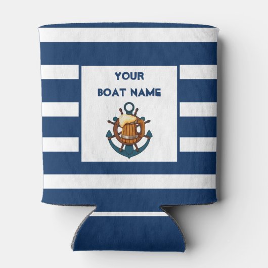 いかりレイクビール航海の恋人あなたのボート名 缶クーラー (裏面)