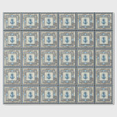 いかりヴィンテージマップ航海のパターン ラッピングペーパー (フラット)