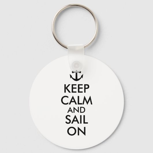いかり保Calm and Sail On航海のカスタム キーホルダー (正面)
