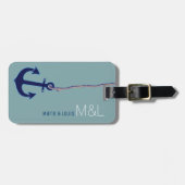 いかり出荷クルージング パーソナライズされた ラゲッジタグ (正面横)