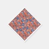 いかり及びクラゲ模様 スタンダードカクテルナプキン (角)