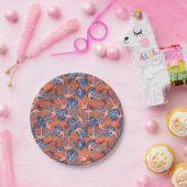 いかり及びクラゲ模様 ペーパープレート (パーティー)